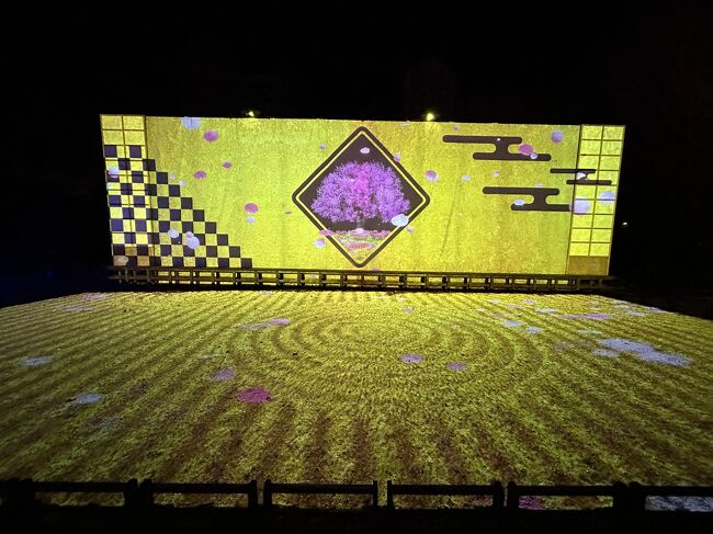 日本の四季「こころの故郷」日本の１年間の移り変わりがプロジェクションマッピングとイルミネーションの演出でみられるクリスマスのイルミネーションと言えば洋だけど和も良い