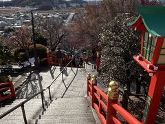 次の見学地は車で10分ぐらい織姫神社