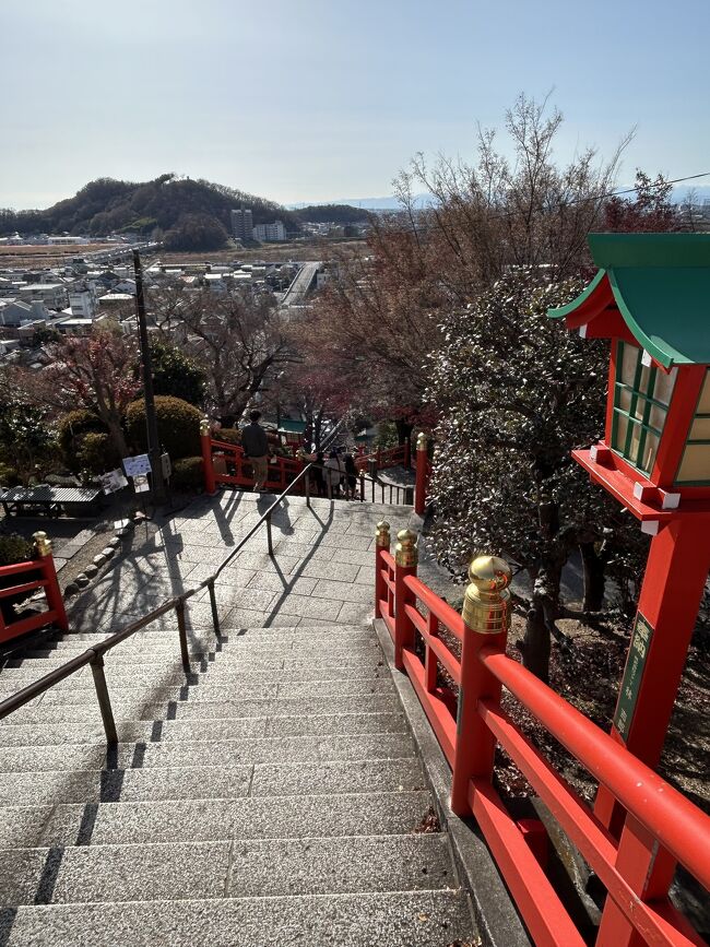 次の見学地は車で10分ぐらい織姫神社