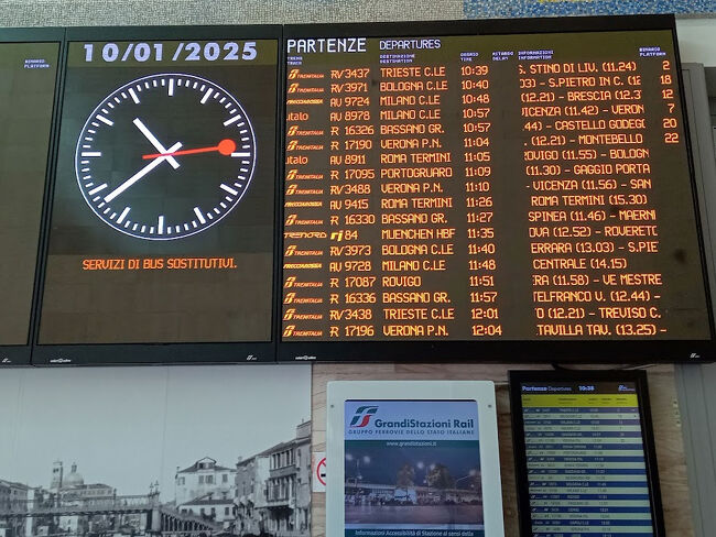 ヴァネツィア・サンタ・ルチア駅へ。