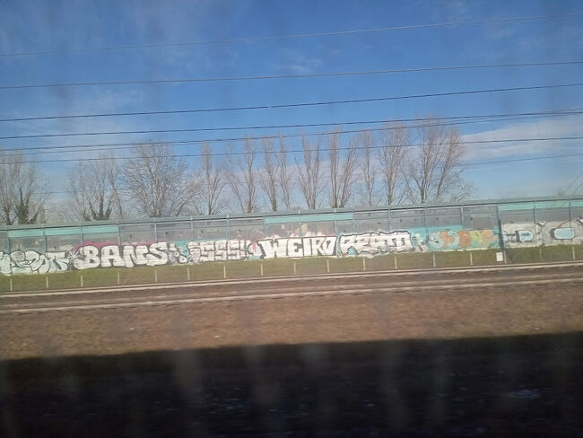 車窓の風景。。。青空で良かった！