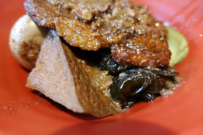 厚揚げ、木耳、