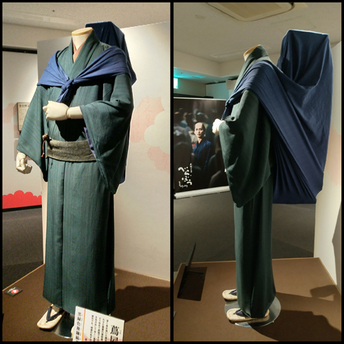 大河ドラマ館。<br />主役の蔦屋重三郎の衣装です。