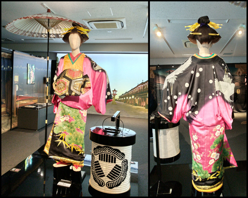 花ノ井花魁の衣装。