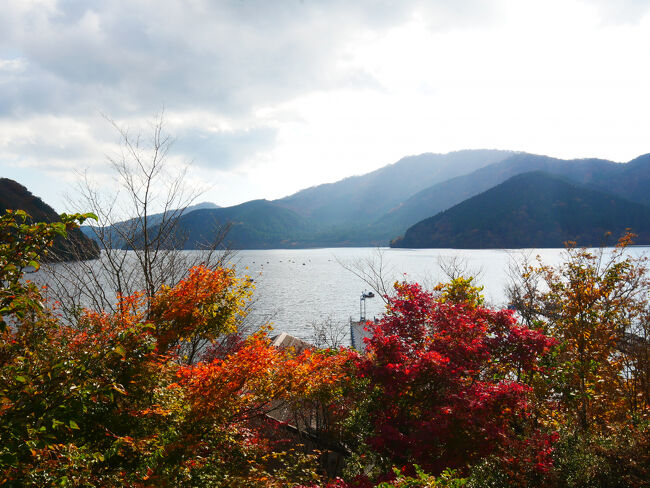 13：40、桃源台に到着。<br />湖があるからちょっと湖畔まで行ってみよう。
