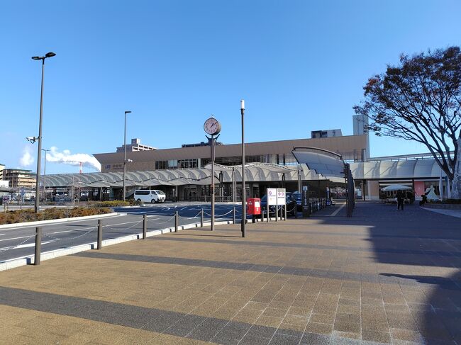 ランチの後は錦帯橋行きのバスに乗るため、岩国駅に戻ります。