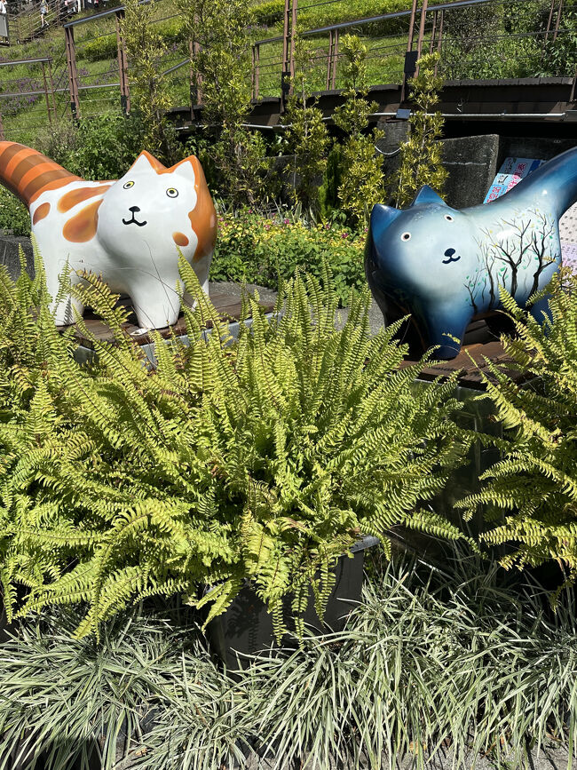 ここにも猫オブジェ