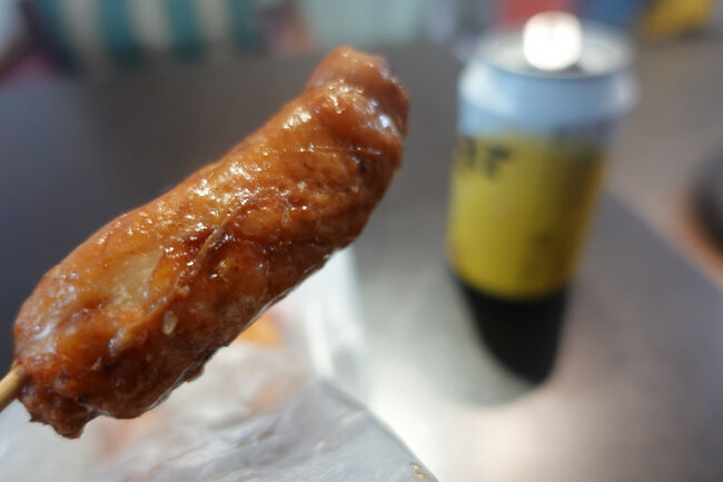 今日は辣醤はなしで、醤油にしてもらいました。んと、どっちも無しが、もしかしたら好みかも。