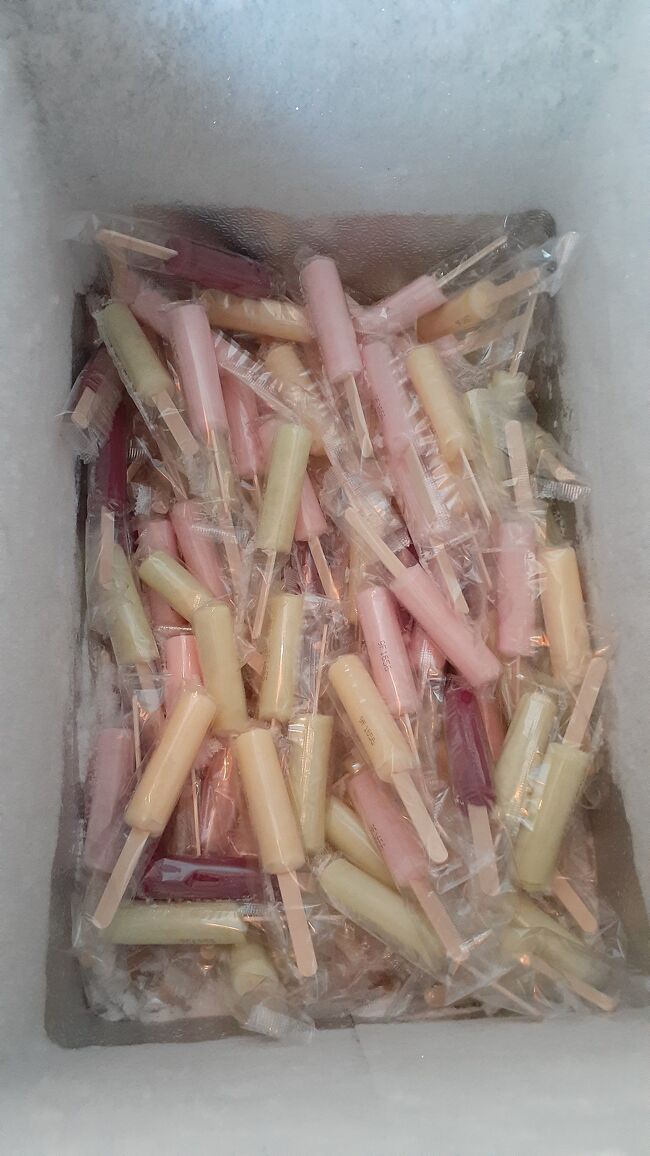 湯上がりアイスキャンディー