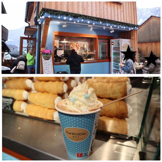 観光しながらホットチョコレート<br />カード使えました