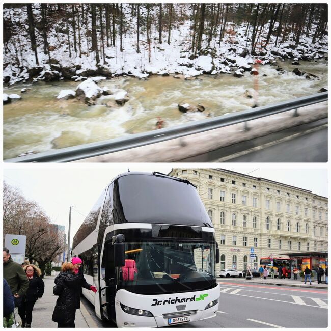 時間厳守でハルシュタットを出発出来たのでガイドさんが喜んでいました<br />ザルツブルクに到着～帰りも爆睡してました<br />バスツアーて寝れるから便利です