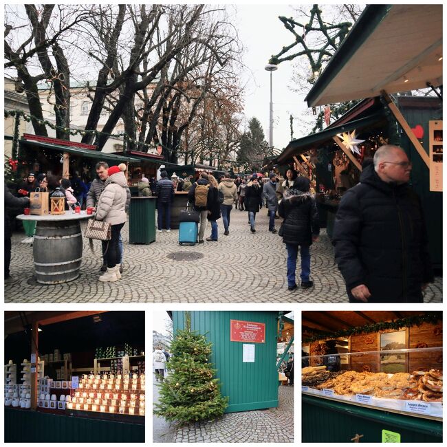 ミラベル庭園横のクリスマスマーケット