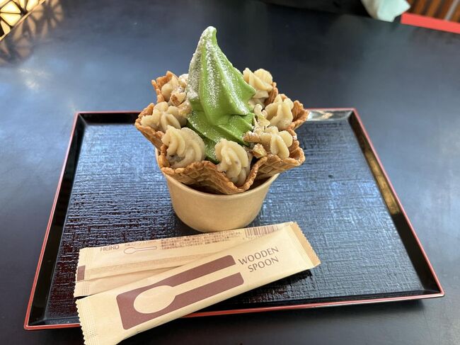 マロンパフェを注文しました。