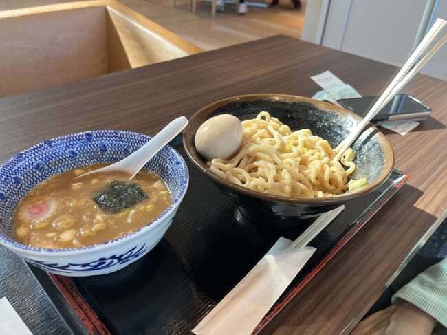 注文していた、つけ麺もできました。