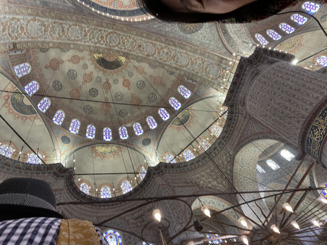 その眼の先の天井模様<br />