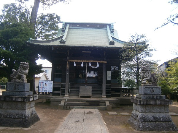 野火止氷川神社本殿。<br />祭神は素戔嗚尊です。<br /><br />