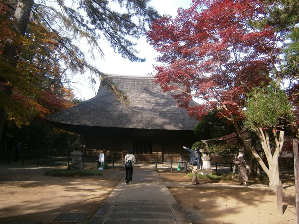 山門からさらに奥にあるのが仏殿です。<br />こちらも埼玉県指定有形文化財です。<br />殿内には本尊の釈迦如来坐像が安置されています。<br /><br />