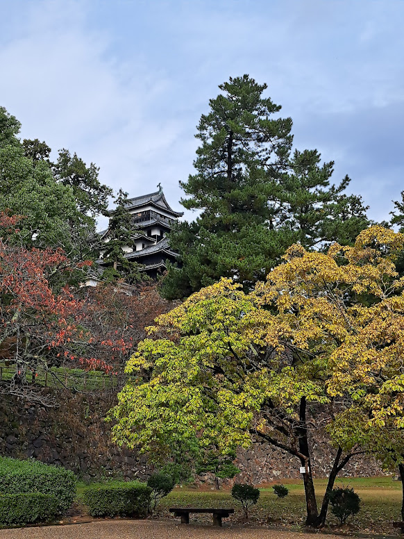 だんだんと城が近づいてきます。