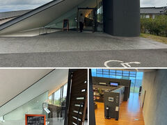 最初の観光スポット『黒酢ガーデン壺畑』さんへ到着

エントランスから階段降りるとギャラリーです