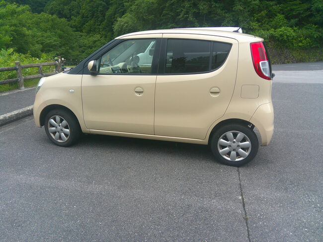 前日に続き，ニコニコレンタカー米子店で軽自動車をレンタル（昨日とは違う車種でした）．