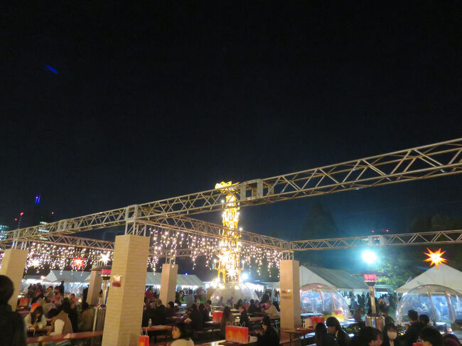 クリスマスマーケット内をてくてく(^^)/