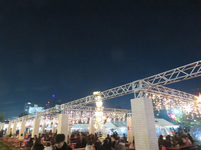 クリスマスマーケット内をてくてく(^^)/