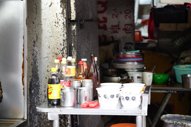 調味料が並んでますね