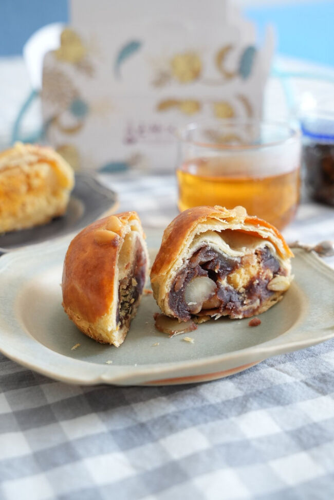 王師父のお菓子の断面図<br /><br />美味し～