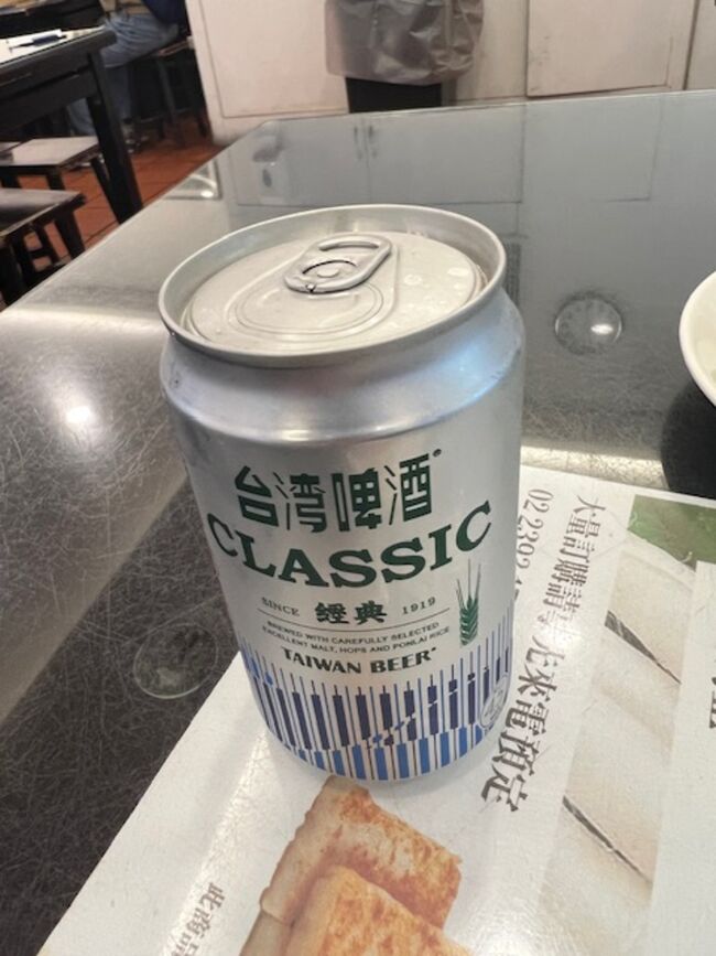 先ずは台湾ビール！