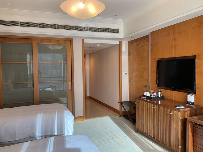 お部屋はツインデラックスルーム