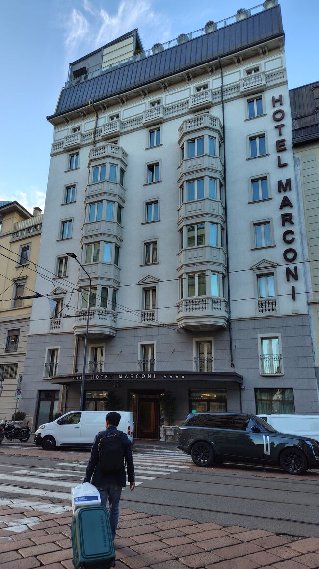 ホテルに到着<br />