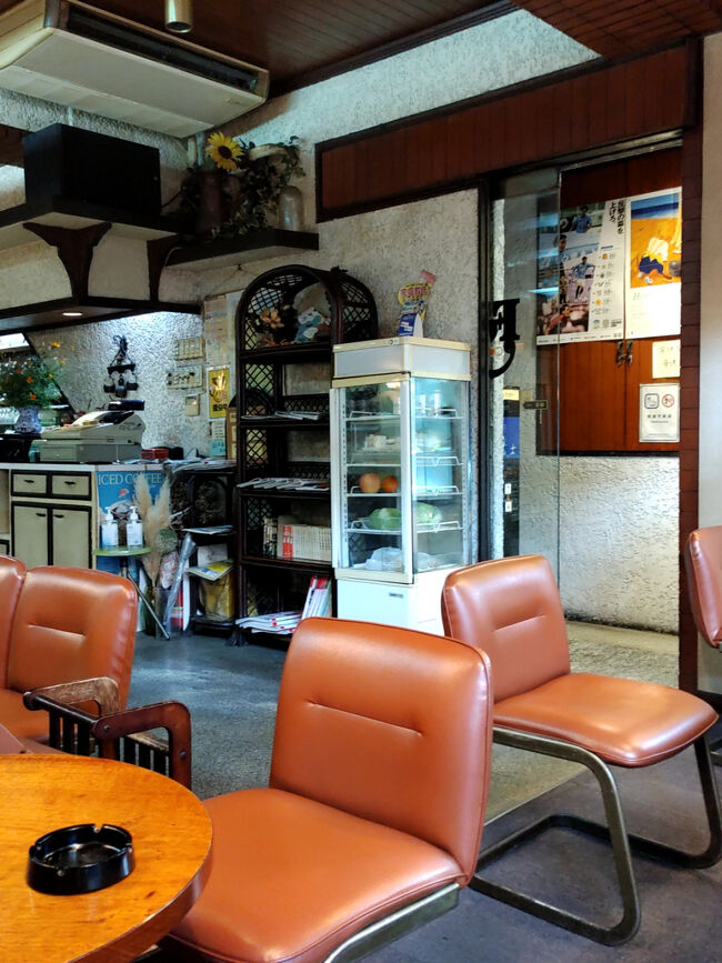 ザ・昭和の感じがする喫茶店．