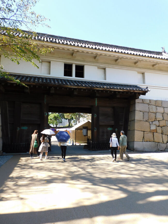 こちらは大手一の門という大手門だそうです．立派です．