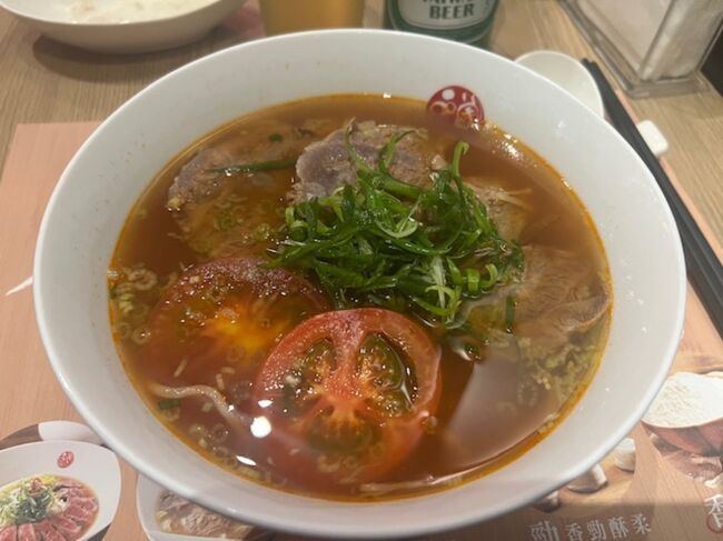 牛肉麺はイマイチかなー、、、