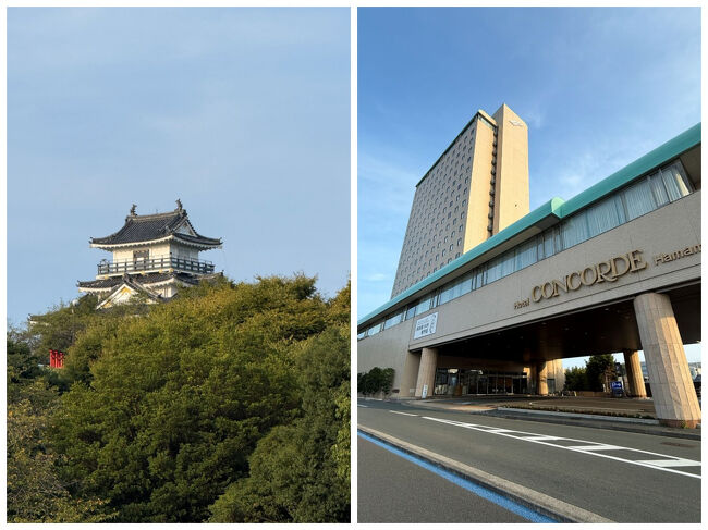 そしてもう一つ。<br />昨日は全くわからなかったけれど、目の前に浜松城があったのねー。<br />本当に目の前でビックリしたわ。