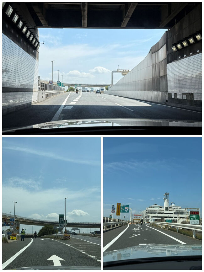 出口を出ると、視界がパァーっと開けて、矢印通りに進むこと200メートル。<br />あ～、ここが海ほたるPAなのね。<br />関西に住んでいると、なかなかこの地への馴染みが浅く、本当にやっと来たーって感じ。