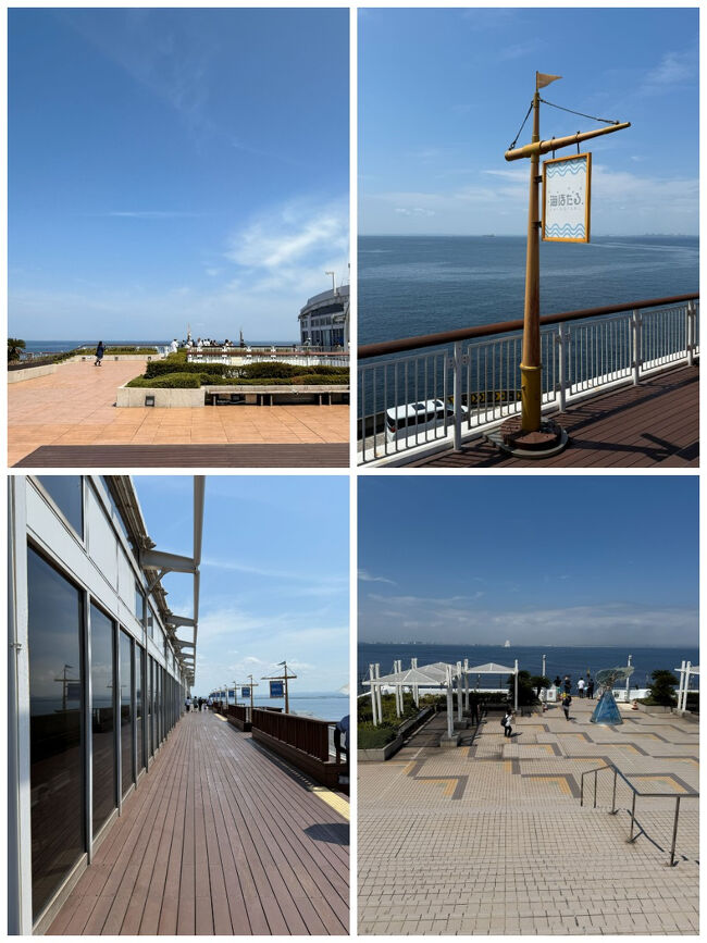 空も海も真っ青で綺麗だ～。