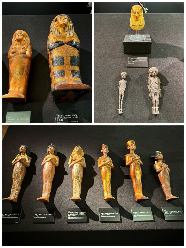 マトリョーシカのように中から中から出てくる棺のようなもの。<br />古代エジプトの死生観には、死者は必ず甦るという価値観のもと、ミイラ作りが当たり前に施されていて、