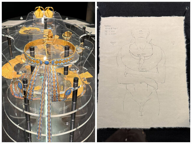 そんなカーターのスケッチがあったからこそ、多くの謎が解き明かされたと言っても過言じゃないんだそう。<br />発見された王の装飾品なども、細部に渡って事細かく記載されていたんですね。