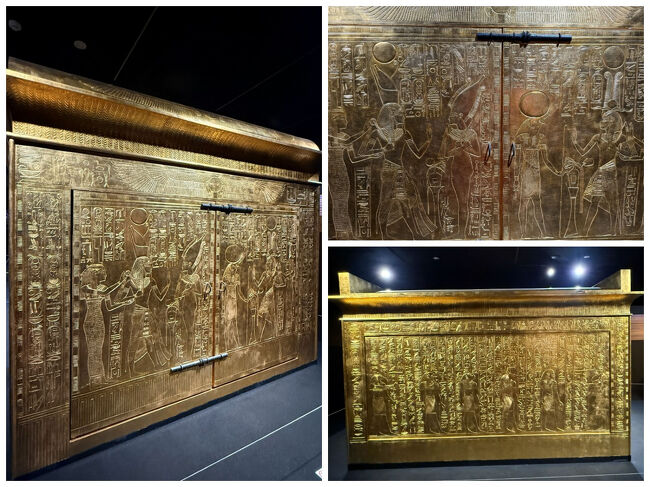 そして、細かい装飾技術に圧倒される。<br />私に解読は到底無理だけれど、ヒエログリフで文字も描かれているので、今の研究で今後も更に謎が解明していくんでしょうね。