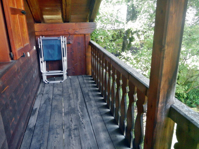 大きなテラスもある。