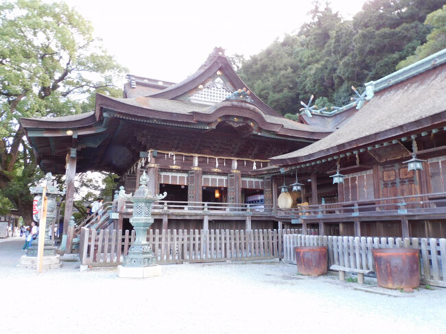 金刀比羅宮拝殿．ここから奥社までは更に長い道が続きますが，