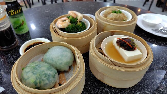 その他、点心も注文。<br />全部で197Bだった。<br />どれも旨かった・香港の飲茶よりもあっさり目の味付けに感じた。