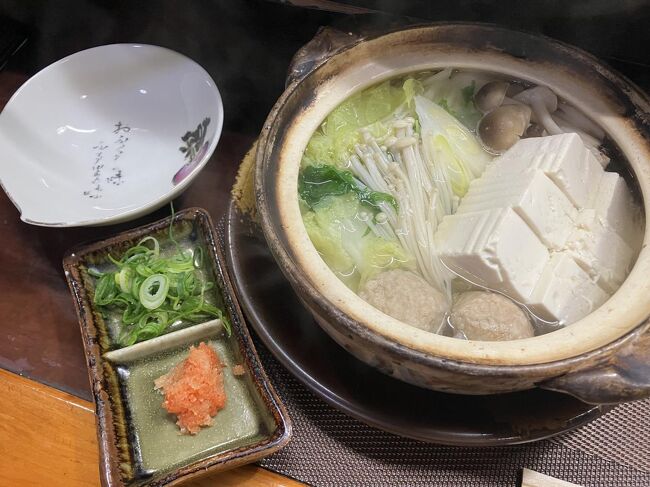 ボリューム湯豆腐<br />自家製ポン酢で