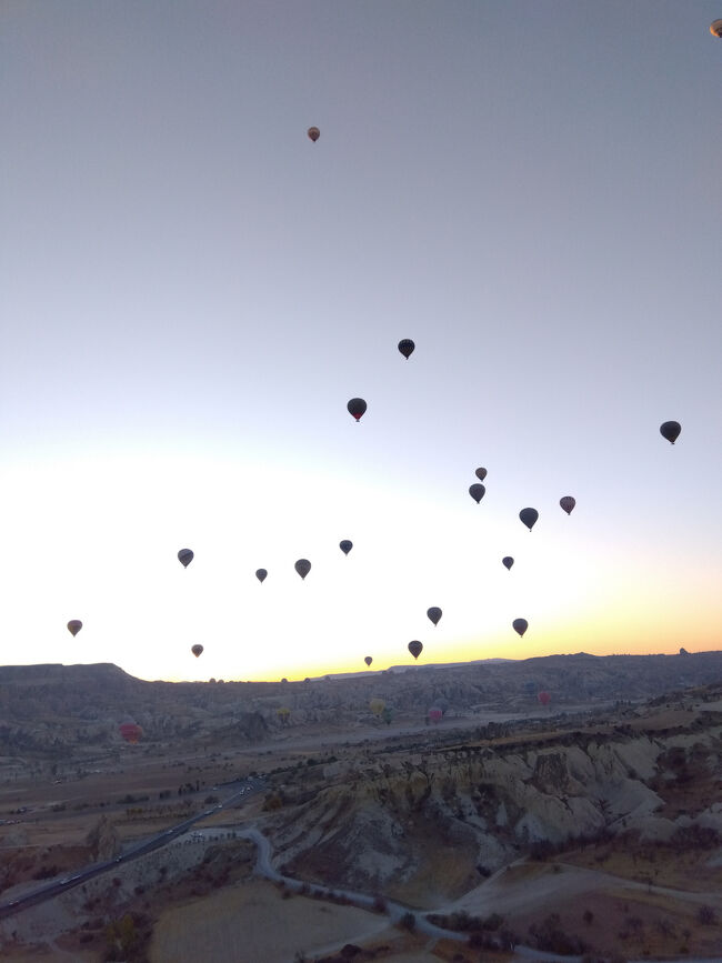 だんだん太陽が昇ってきます。