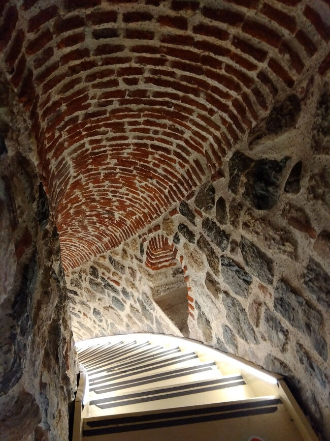 ガラタ塔内部の階段です。