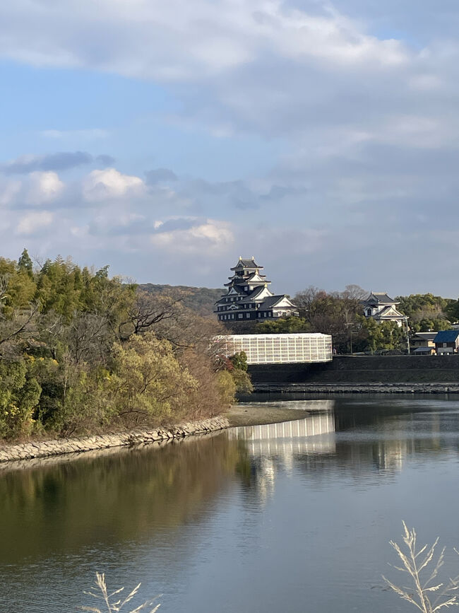旭川対岸は後楽園と岡山城