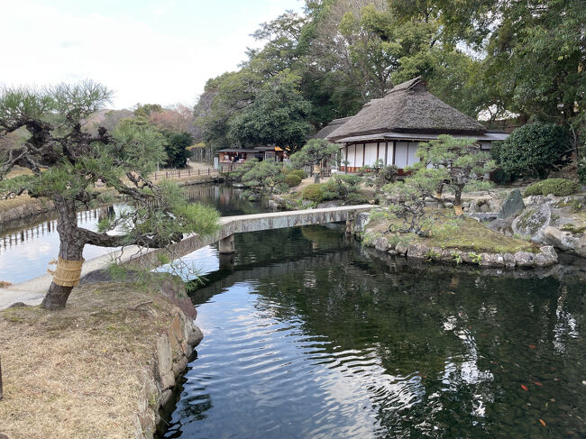 築庭時から現存する廉池軒