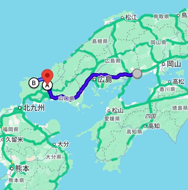 本日のルート<br />A.佐々並の伝統的町並み<br />B.大谷山荘