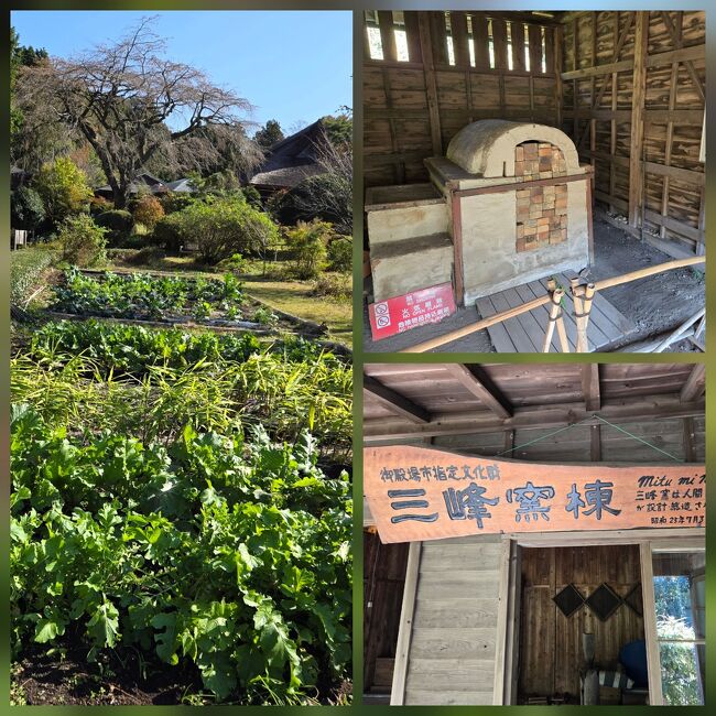 実際に野菜を育てる畑があります。<br />秩父宮様は、農業がご趣味だったそうです。<br />陶芸もお好きで、窯がありました。